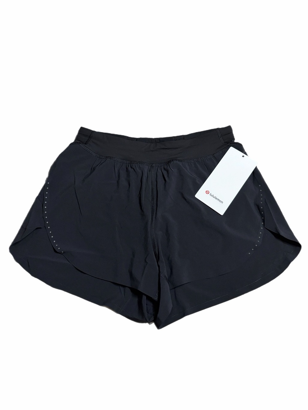 NWT Lululemon Fast & Free High-Rise Split Short 3" (Black) Size S